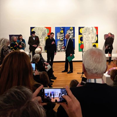 Acceptance speech, Halland Art Association Spring Scholarship, 2025.
